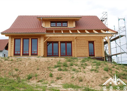 木屋建造工廠設(shè)計(jì)木別墅，