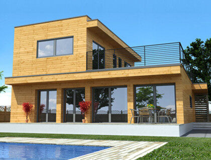 現(xiàn)代中國(guó)風(fēng)格木別墅