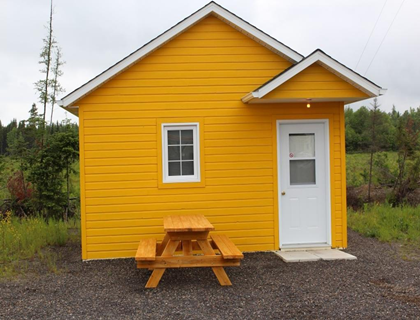 自己建造小木屋，小木屋造