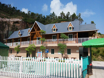 汕尾客戶游樂場搭建木屋別墅第二期項目工程