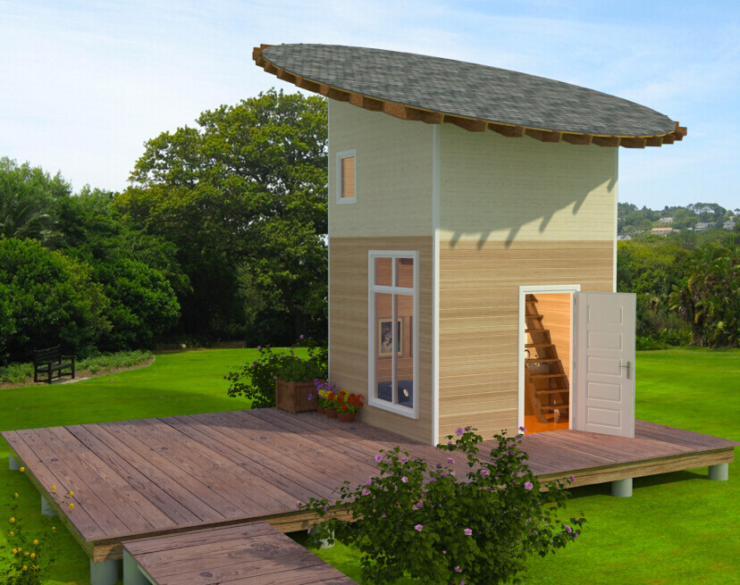 圓頂小木屋設(shè)計圖紙