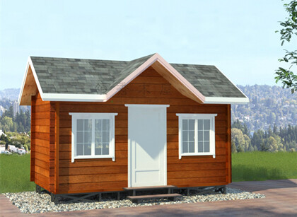 5萬(wàn)元的小木屋效果圖+平