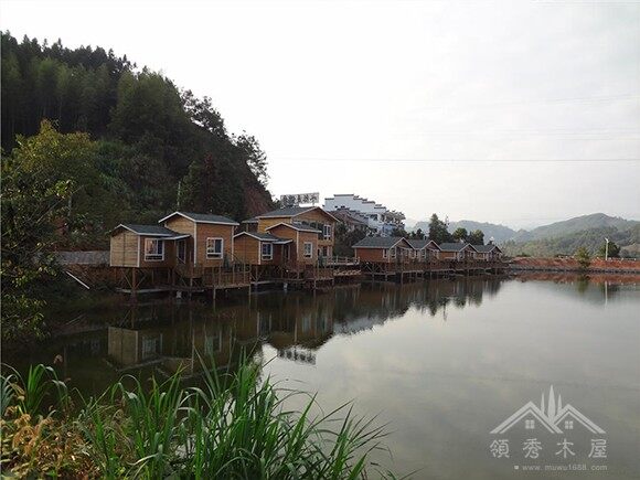 小木屋群3D設(shè)計(jì)效果圖