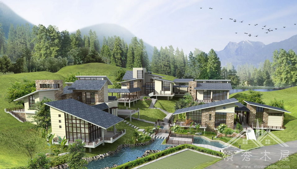 木屋別墅群