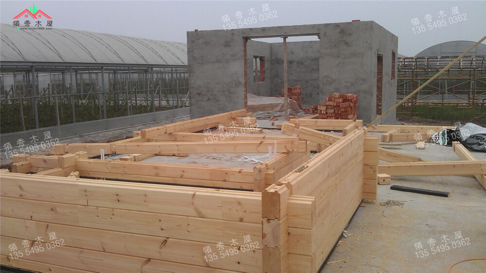 湖南長(zhǎng)沙客戶大型雙層木別墅案例施工展示(圖23)