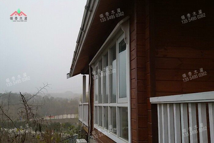 廣東黃沙水庫客戶搭建的度假木屋(圖8)