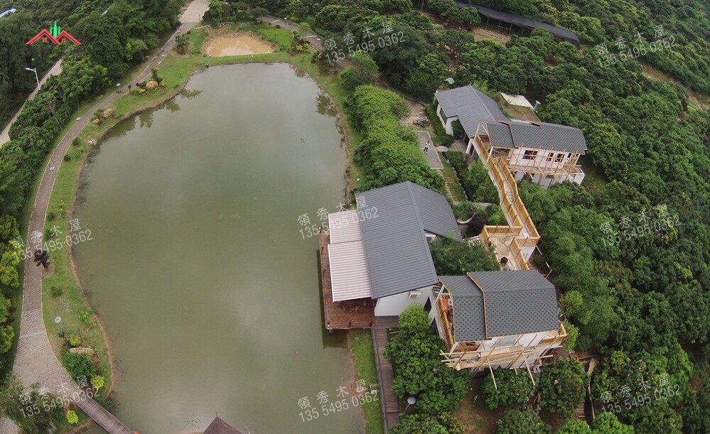 深圳石巖麻布新村私人度假村木屋無人機(jī)航拍圖(圖8)