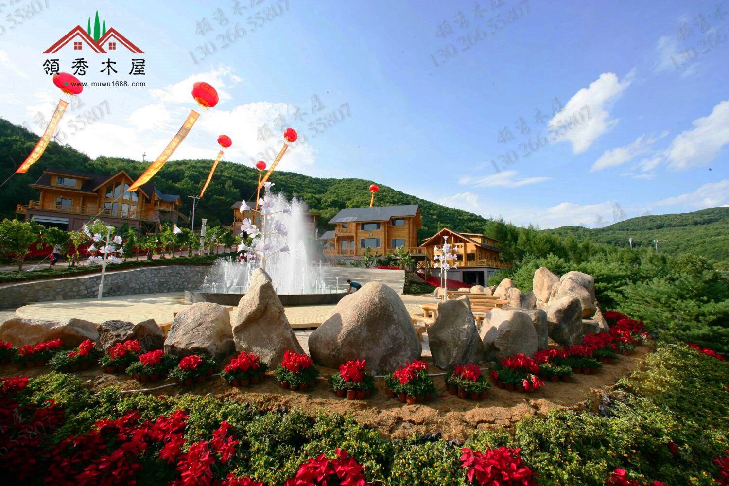 廣東清遠客戶搭建的木別墅(圖4)