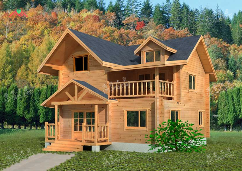 木制木別墅參照圖