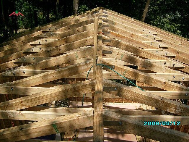 輕型小木屋施工/60平米(圖11) 輕型小木屋施工/60平米