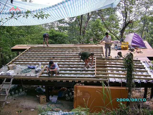 輕型小木屋施工/60平米(圖4) 輕型小木屋施工/60平米