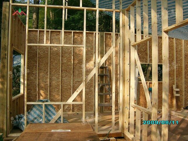 輕型小木屋施工/60平米(圖9) 輕型小木屋施工/60平米