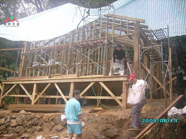 輕型小木屋施工(圖4) 輕型木屋施工