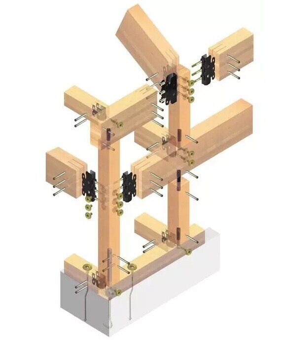 木屋建筑框架墻工法力的傳遞介紹(圖2) 木屋建筑框架墻工法力的傳遞介紹(圖2)