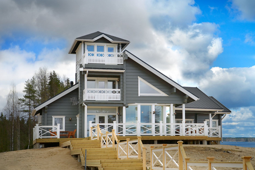 木屋別墅設(shè)計(jì)(圖1) 北歐木屋別墅