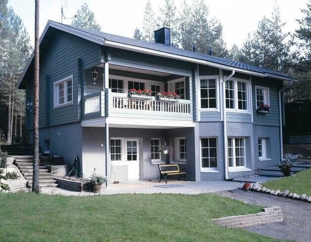 別墅木屋設(shè)計風(fēng)格(圖1)