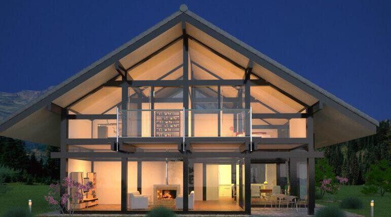 兩層木屋別墅需要多少錢(圖1)