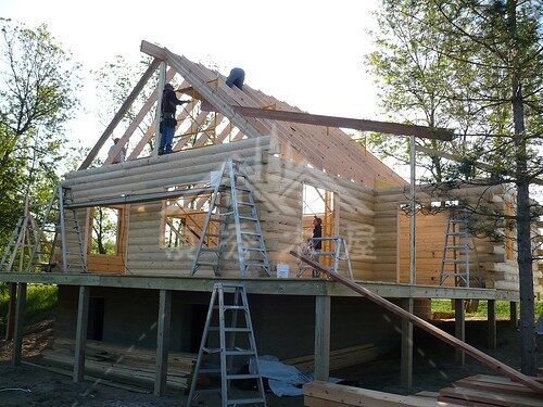 手工制作小木屋，30平米左右只需要2個(gè)星期(圖6)