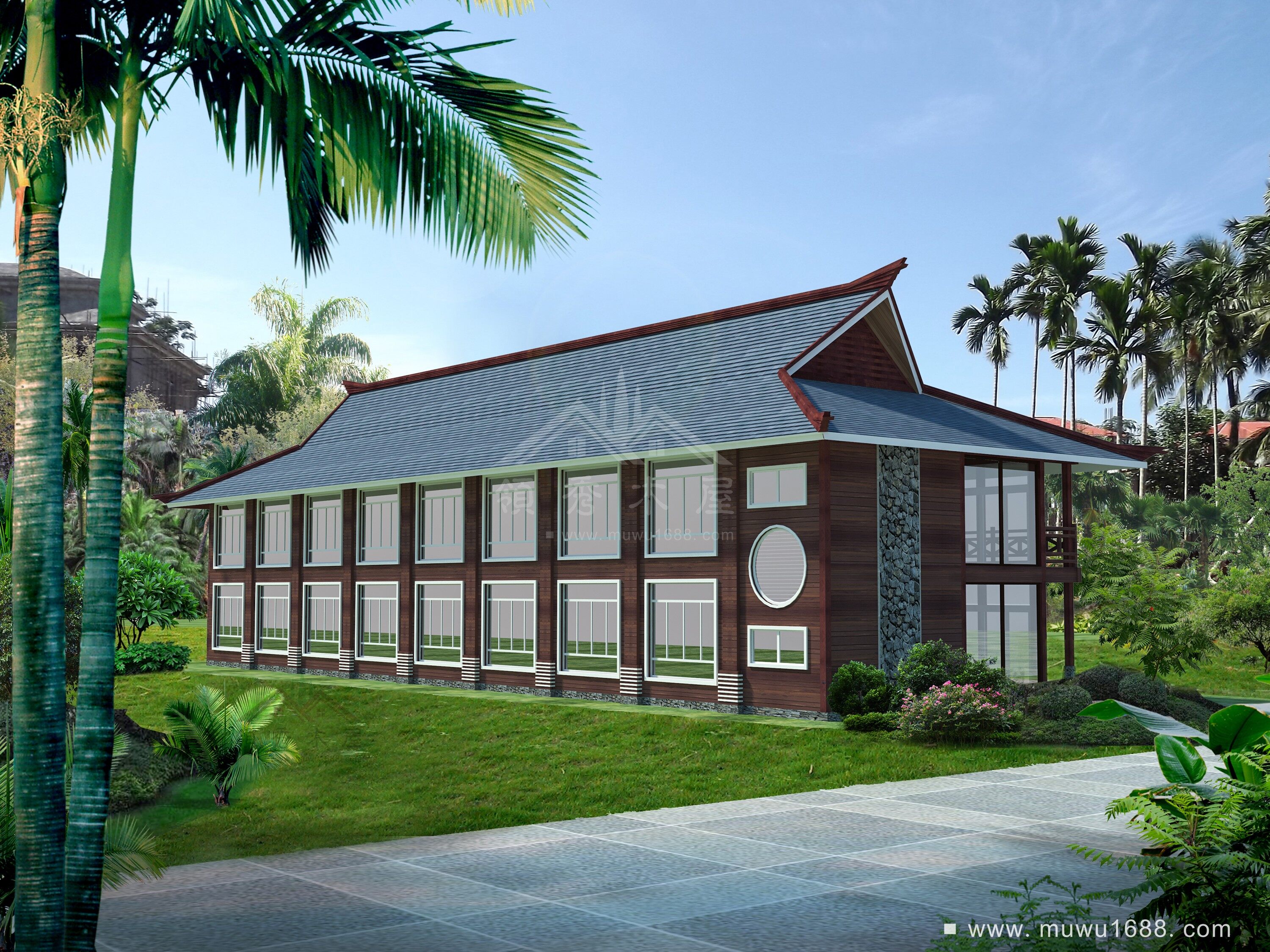 餐廳木屋效果圖(圖1)