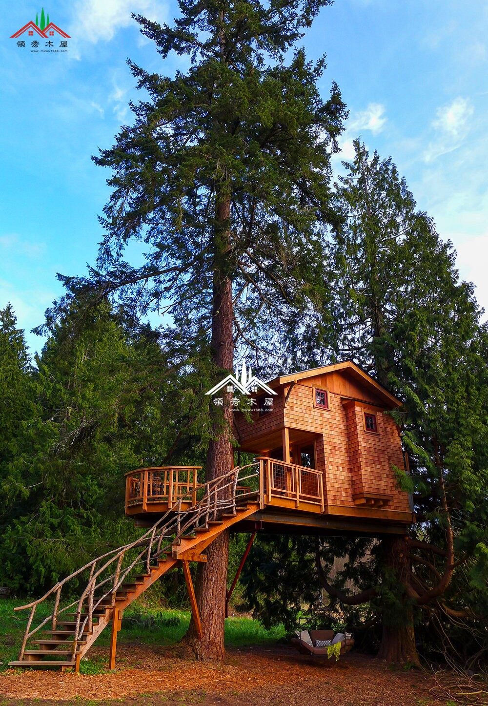 麻雀雖小，五臟俱全的小樹屋