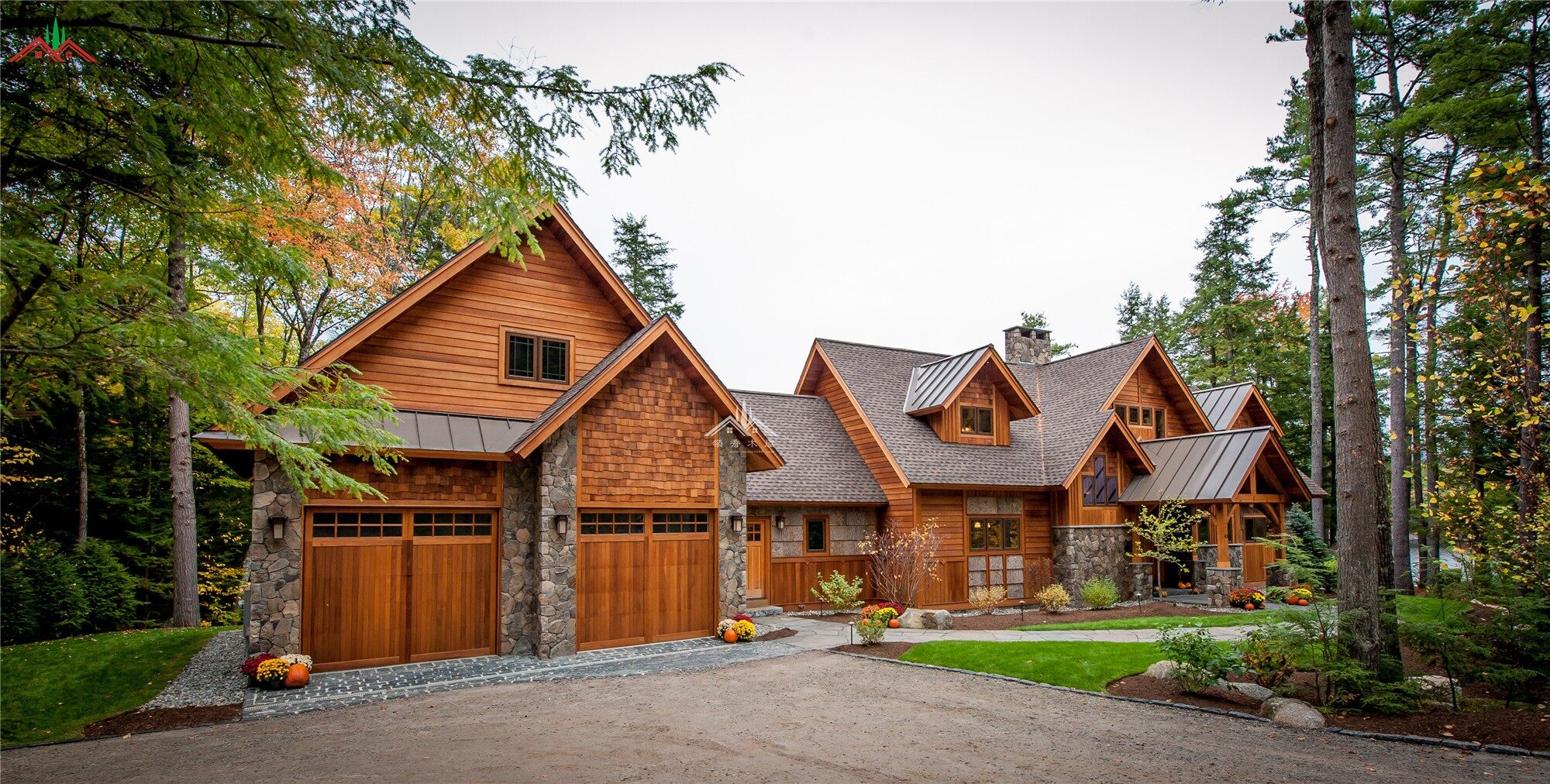 出口芬蘭梁柱結(jié)構(gòu)木屋別墅(圖1)