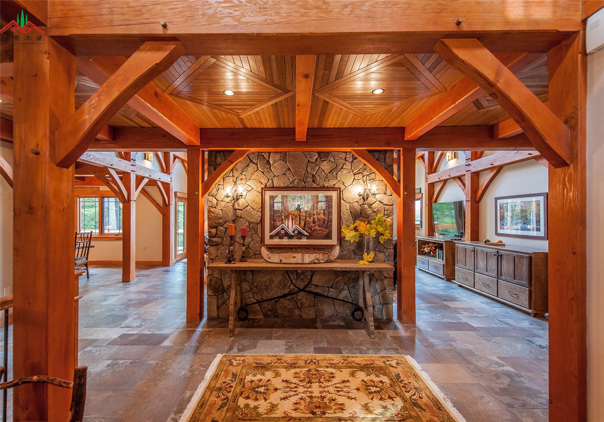 出口芬蘭梁柱結(jié)構(gòu)木屋別墅(圖13)