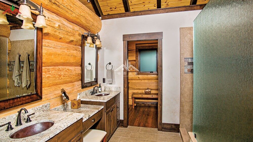 高檔的重型木刻楞木屋別墅是什么樣的？(圖17)