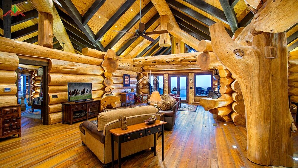 高檔的重型木刻楞木屋別墅是什么樣的？(圖14)