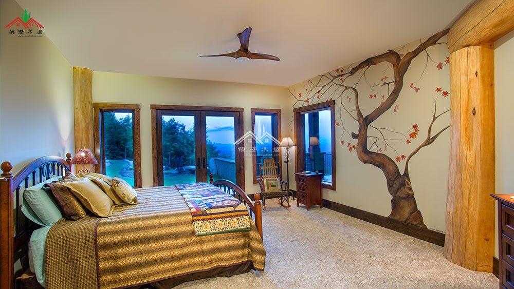 高檔的重型木刻楞木屋別墅是什么樣的？(圖12)