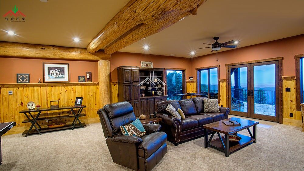 高檔的重型木刻楞木屋別墅是什么樣的？(圖10)
