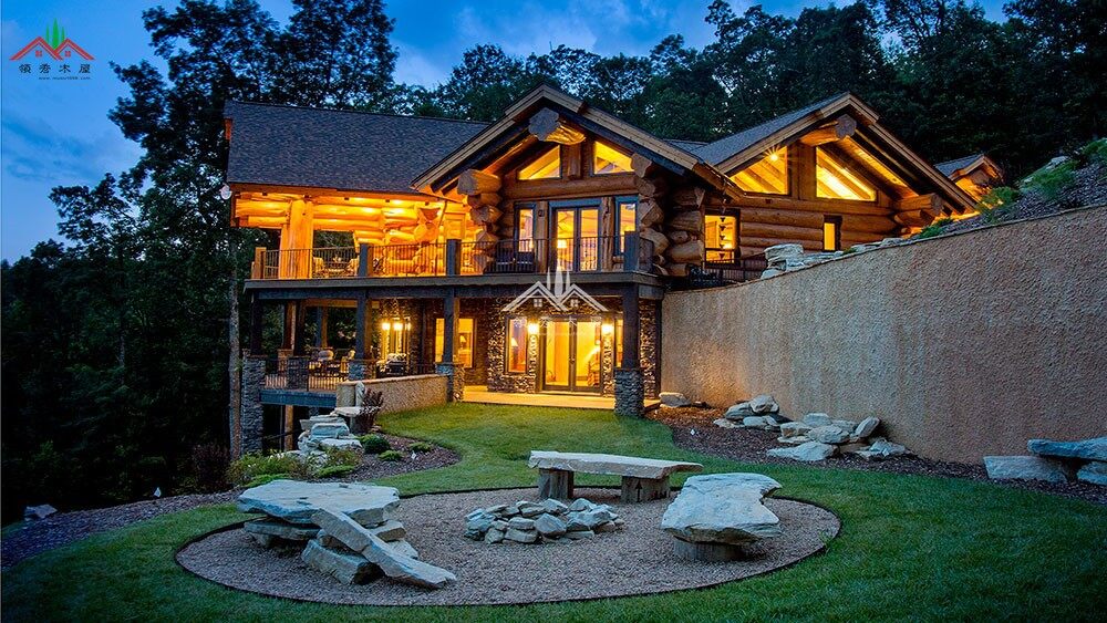 高檔的重型木刻楞木屋別墅是什么樣的？(圖2)