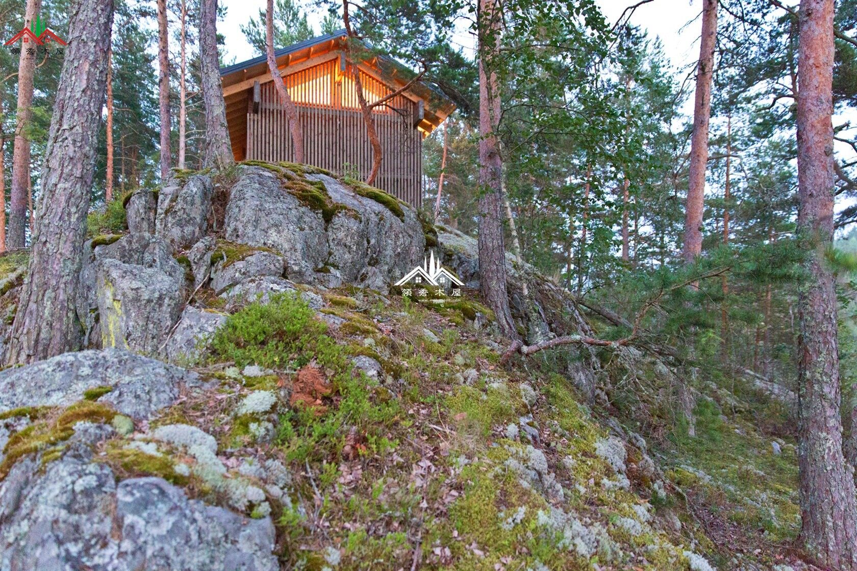 帶閣樓小度假木屋