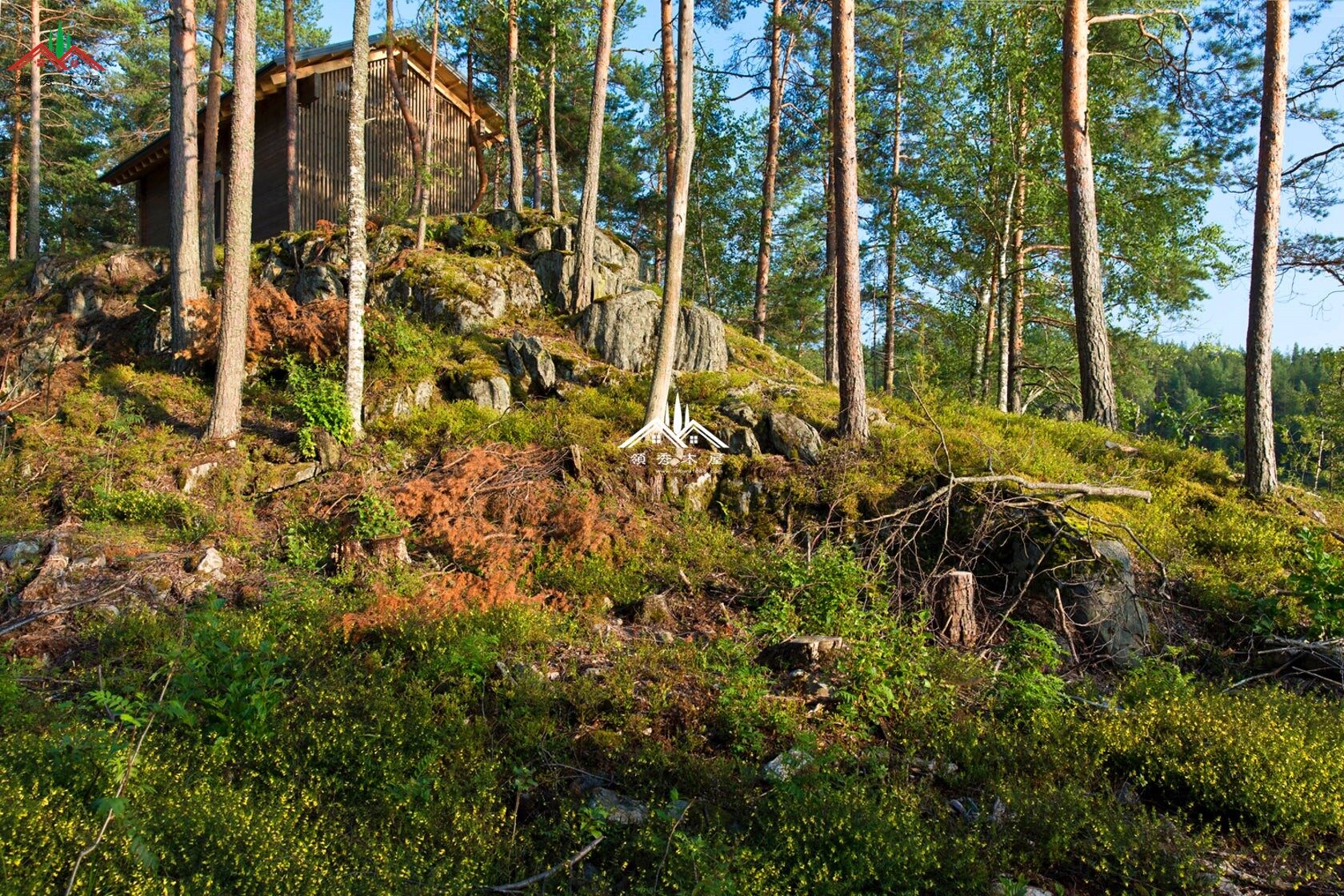 帶閣樓小度假木屋
