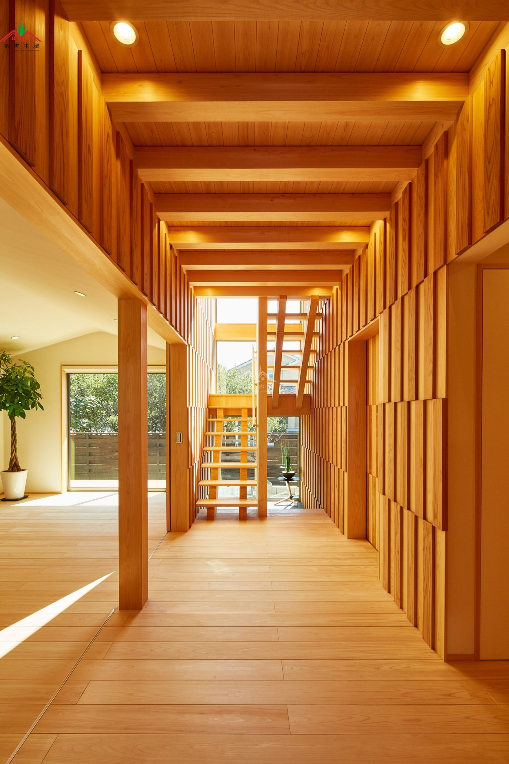 新中式雙層木屋別墅