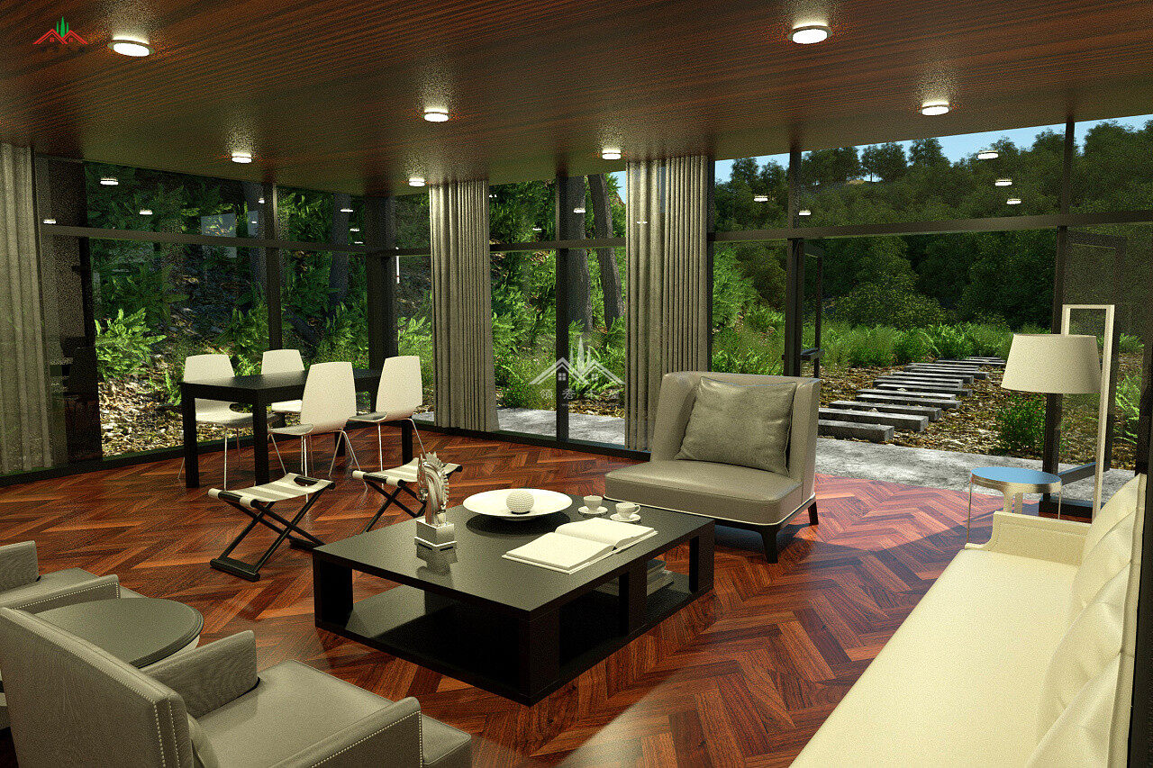 木屋室內(nèi)效果圖