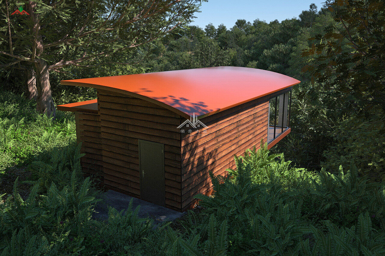 鋼筋架空吊腳木屋