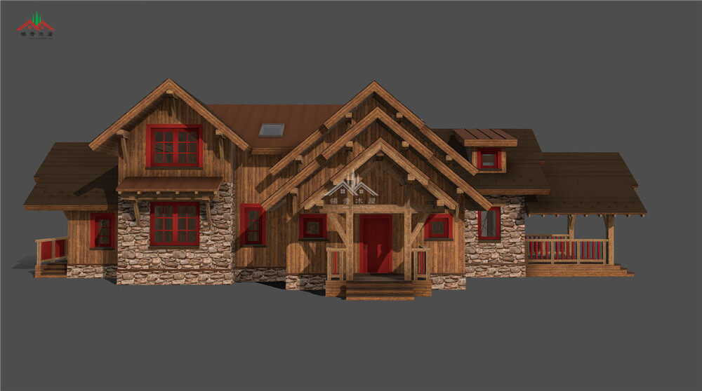 木屋別墅效果圖
