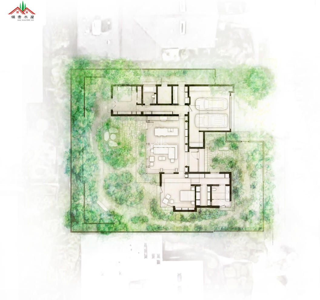 庭院工作室木屋