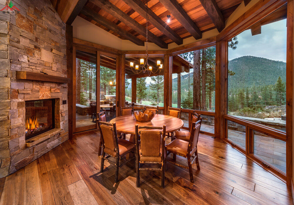 花旗松梁柱木別墅