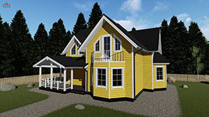 占地面積120平方雙層輕