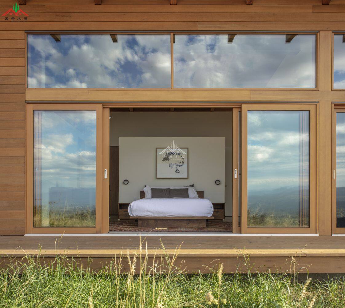 出口芬蘭現(xiàn)代風(fēng)格平頂度假木屋