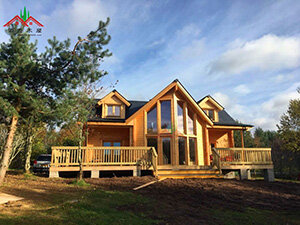 廣西李總私人雙層木屋別墅