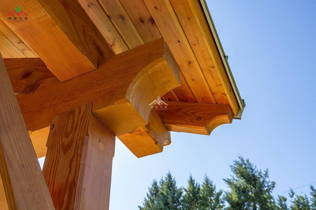 休閑庭院木結(jié)構(gòu)亭子