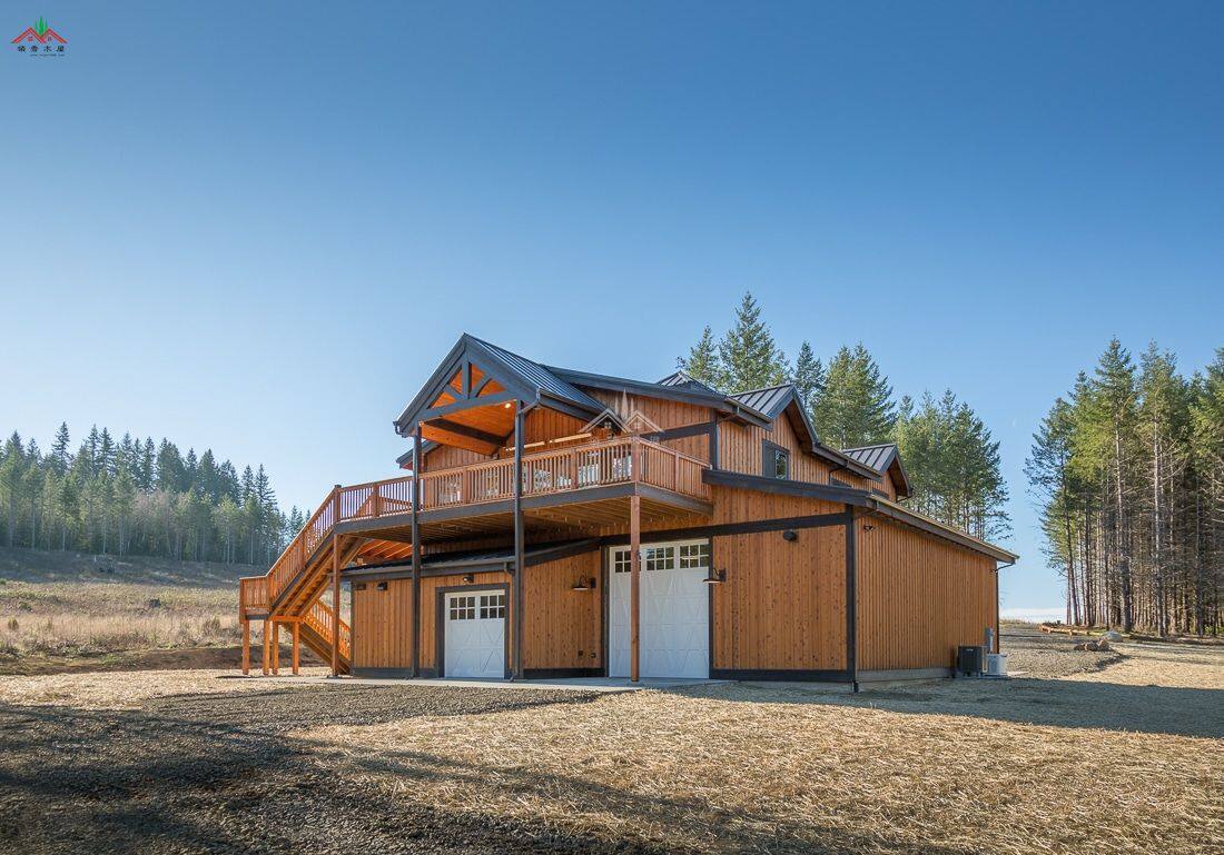 谷倉風格梁柱型木屋別墅