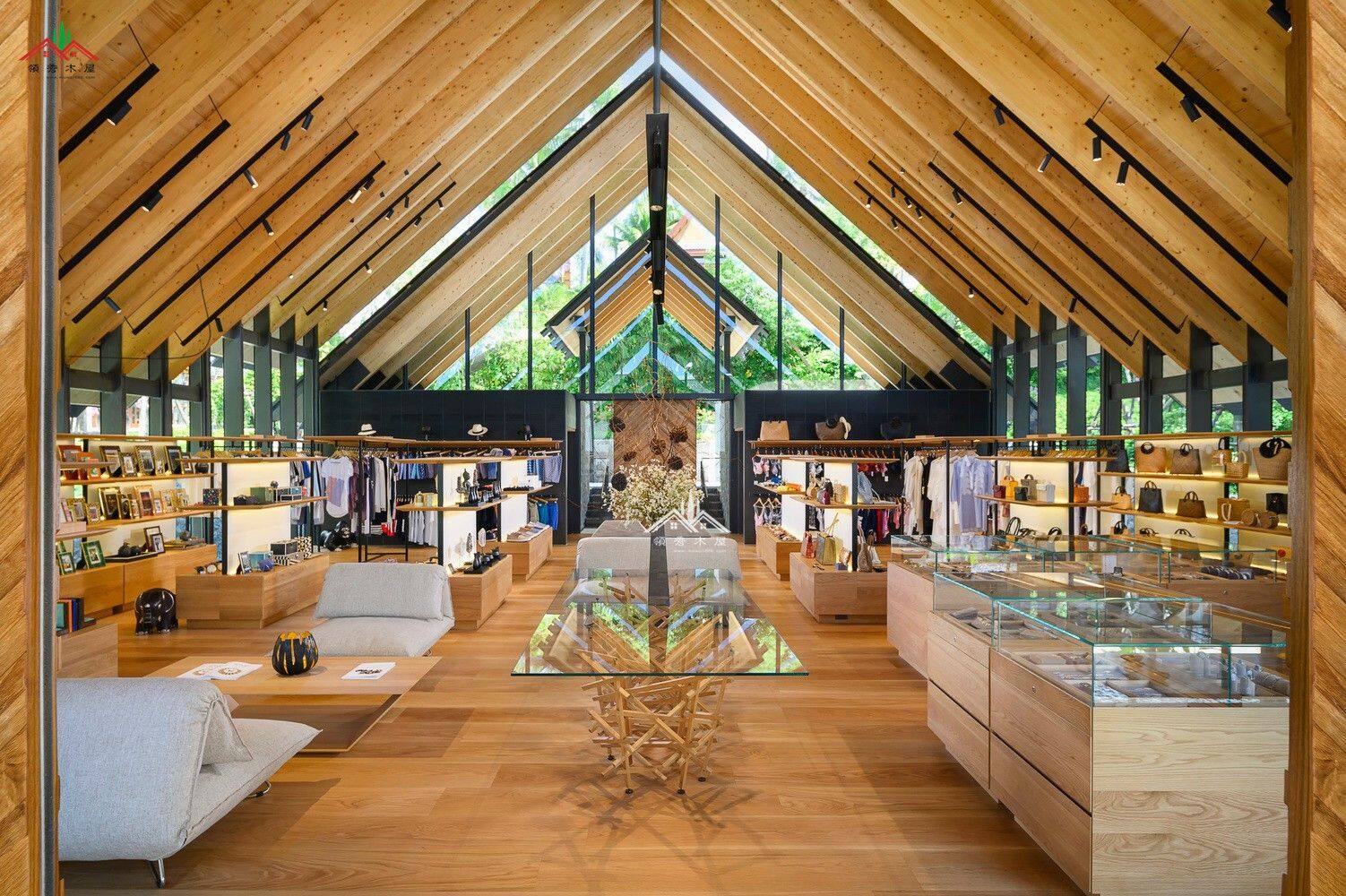 東南亞風(fēng)格商業(yè)中心木屋