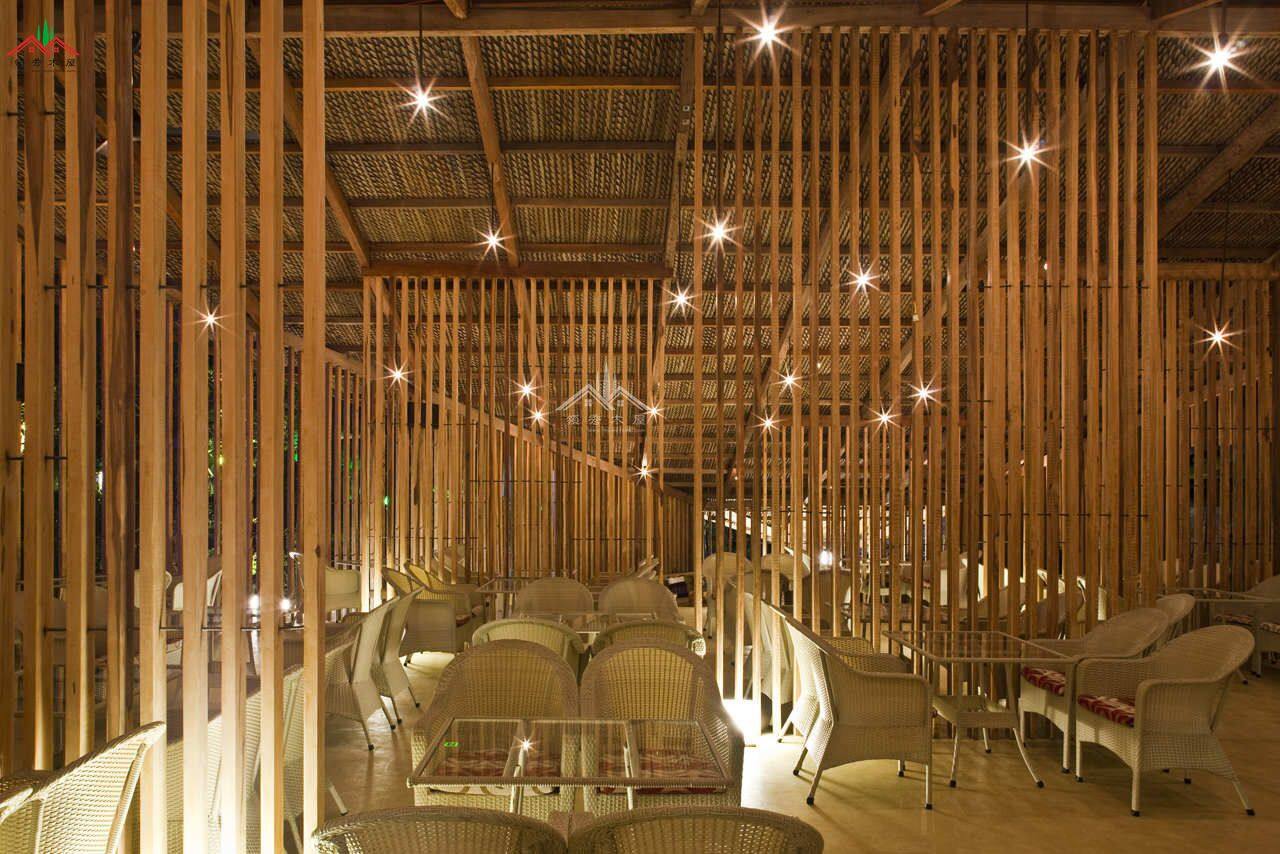 咖啡廳接待中心木房子