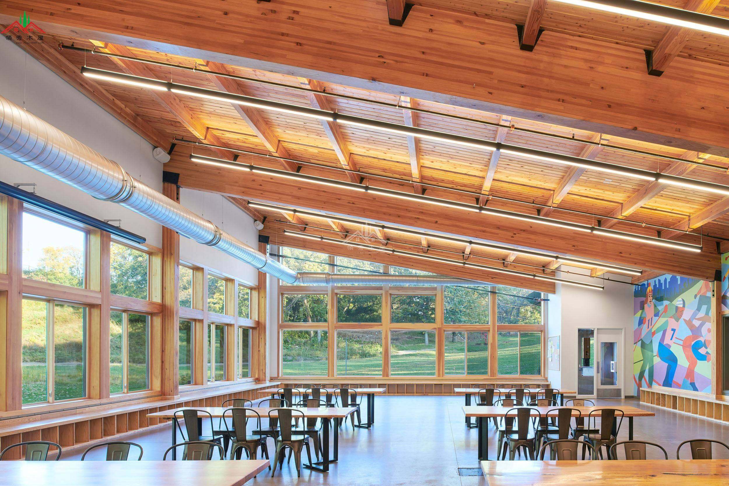 公園主題木結(jié)構(gòu)活動(dòng)中心