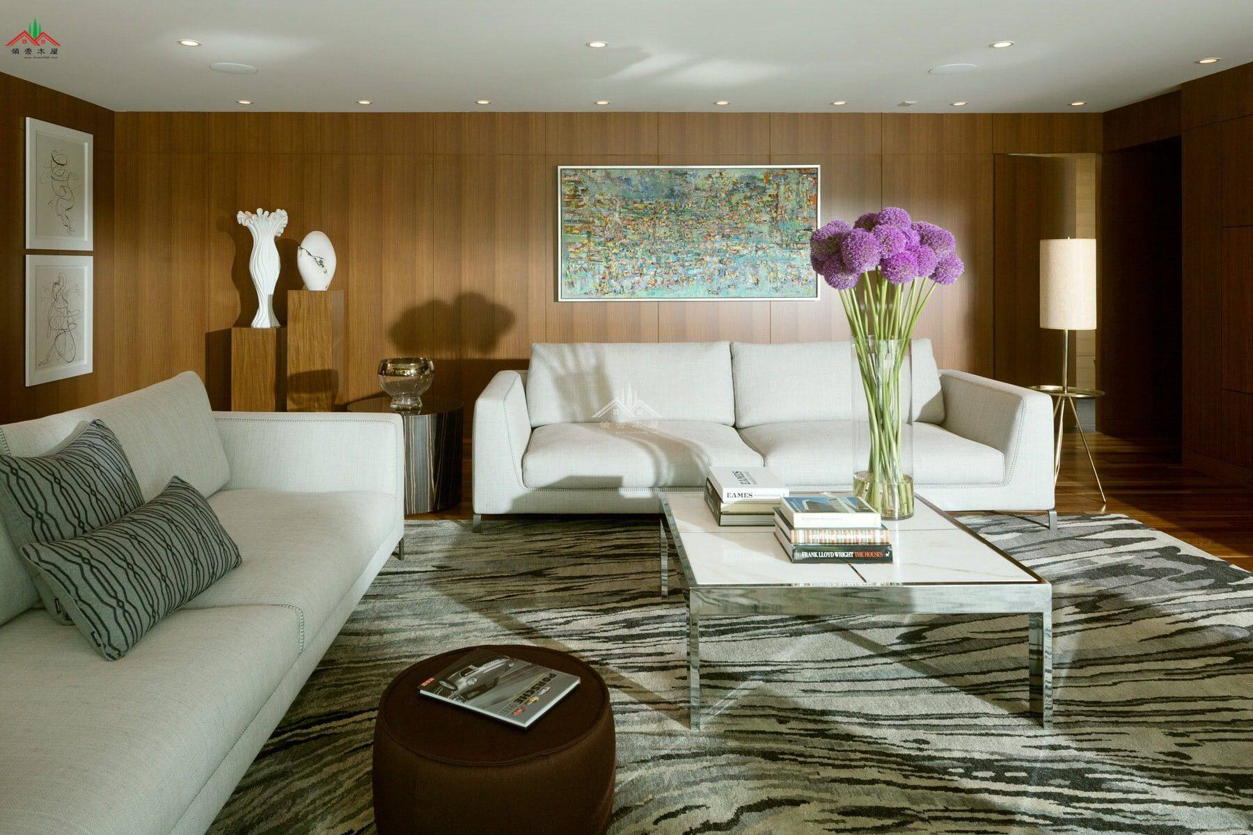 中世紀(jì)湖樓木屋別墅