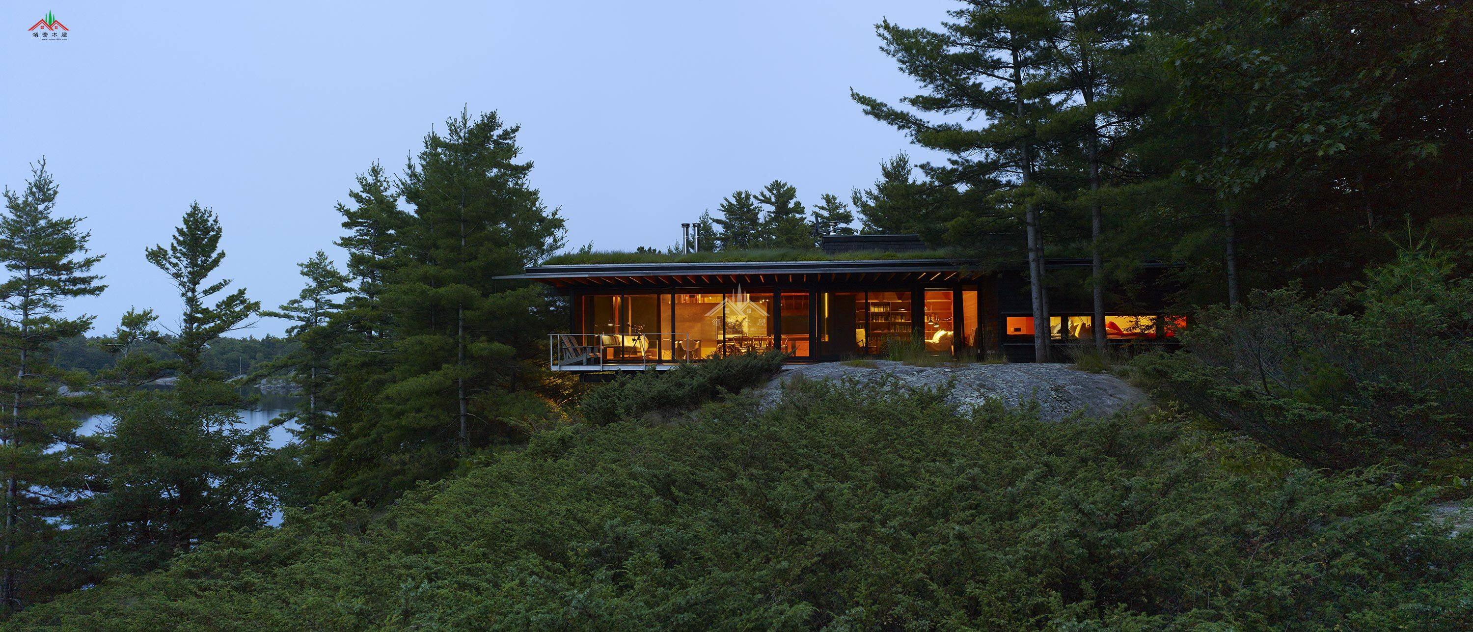 工作室山景木屋