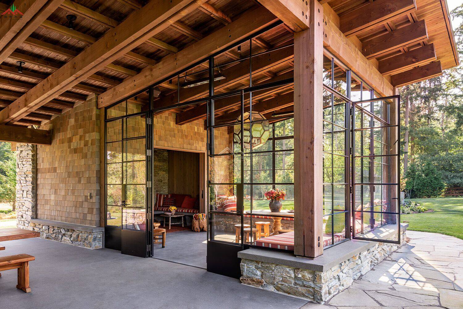 庭院喝茶接待室木屋